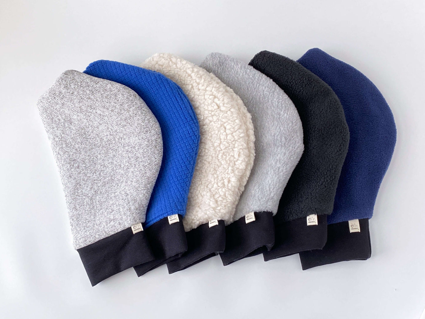 Blue grid fleece