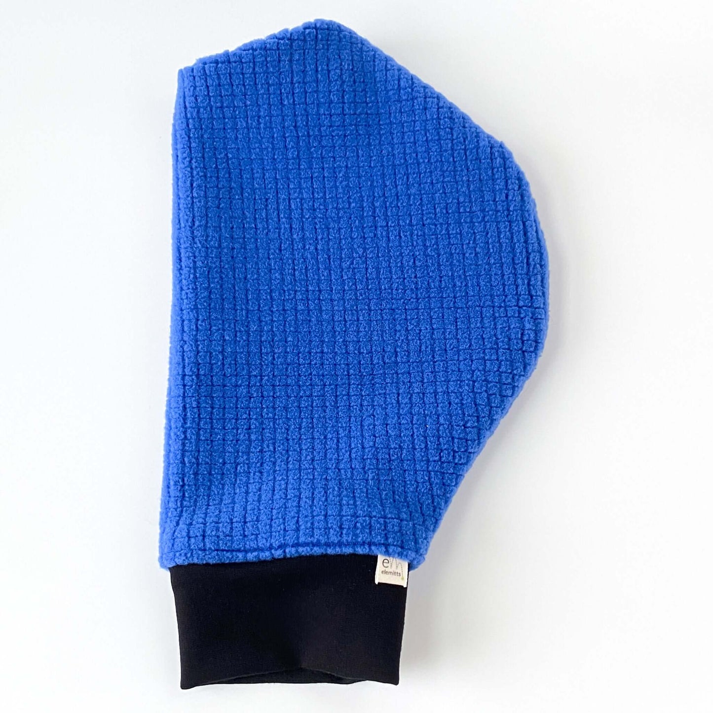 Blue grid fleece