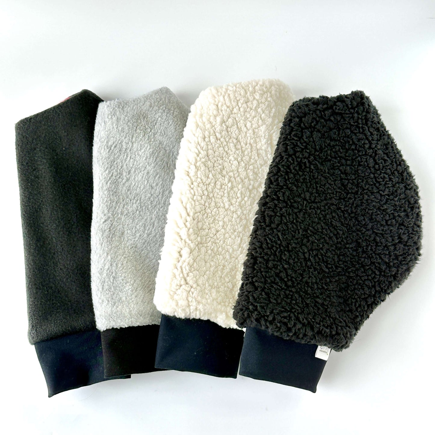 Black sherpa fleece