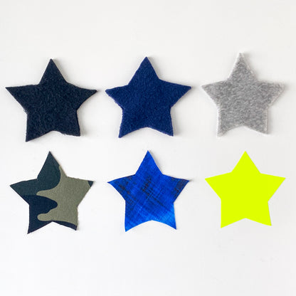 applique stars.