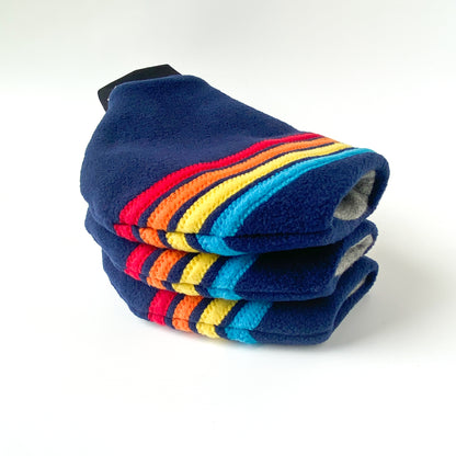 the rainbow paddle tennis mitt. platform tennis mitt.  paddle tennis glove. platform tennis glove.